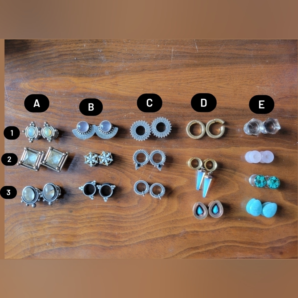 1/2" plugs and tunnels